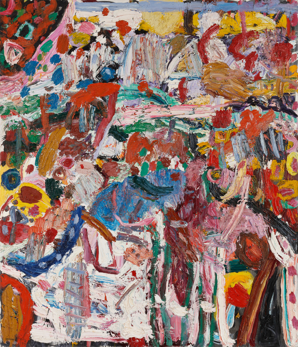 Gillian Ayres, Here we come piping, 1987