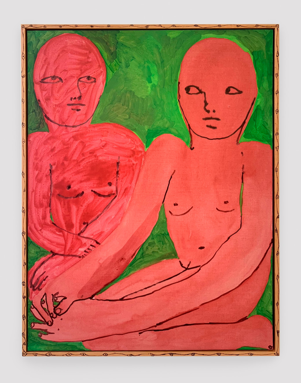 Emma Kohlmann, Coral couple in conversation, 2021