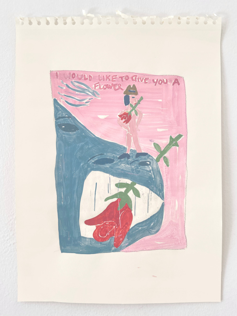 Kate Groobey, Flowers for you (I would like to give you a flower), 2023