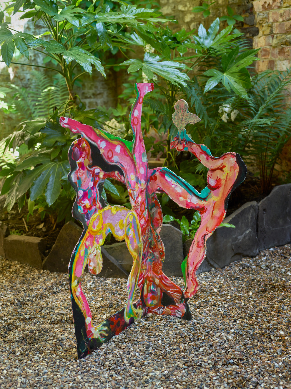 Anne Ryan, Upside Down Times / Woman Catching Bird, 2019