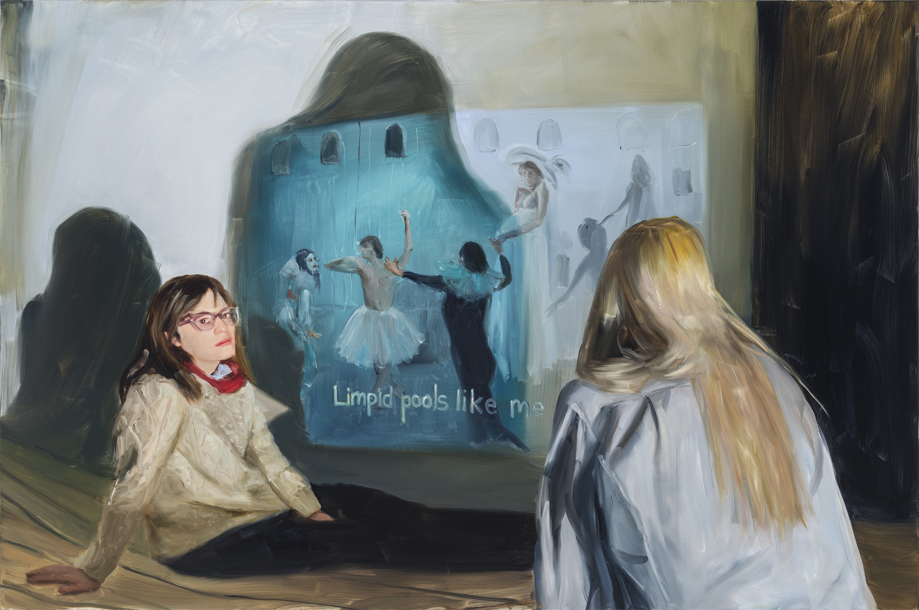 Jenna Gribbon, Limpid pools like me, 2021
