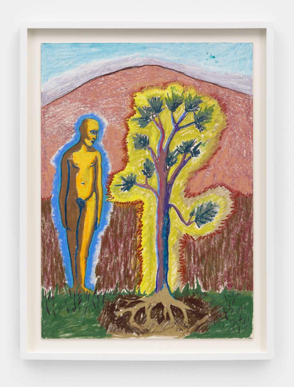 Kemi Onabulé, Burning Man, Burning Tree (study), 2022