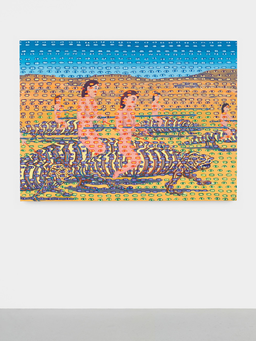 Tom Schneider, Martian Lady Lancing Lizards, 2022
