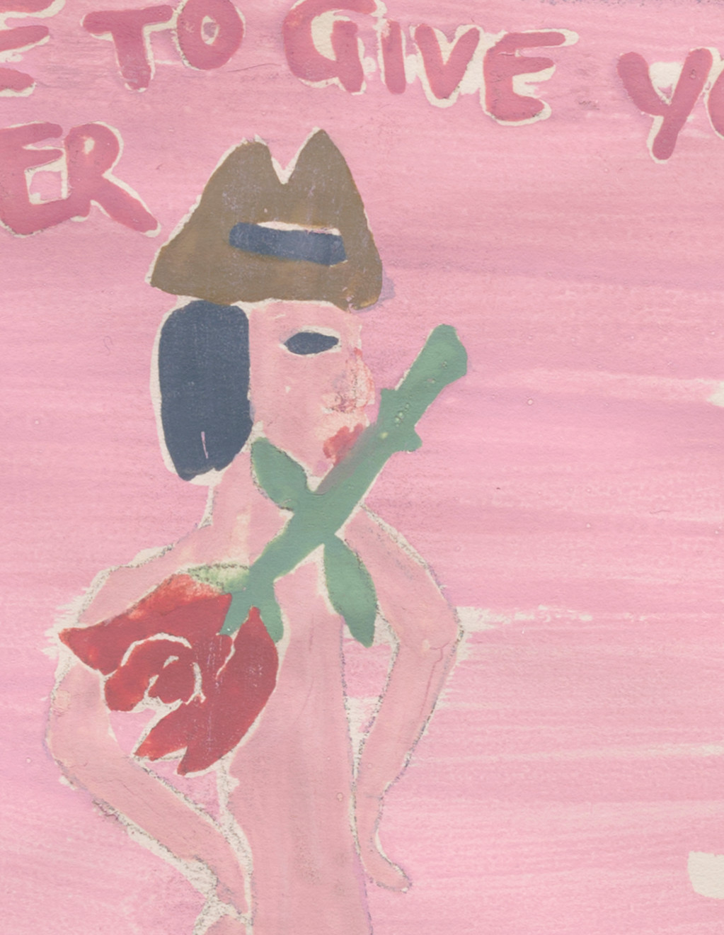 Kate Groobey, Flowers for you (I would like to give you a flower), 2023