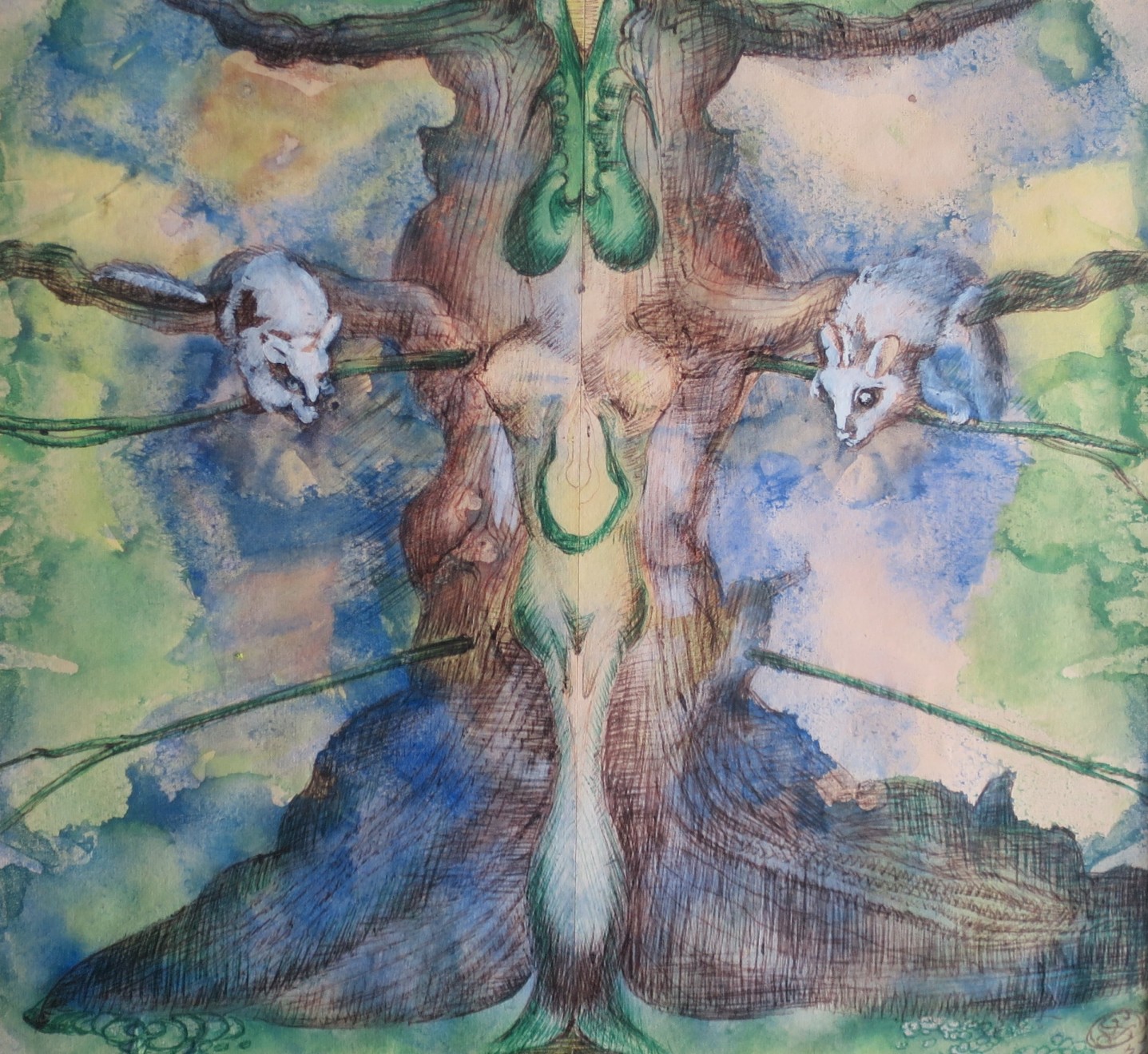 Ithell Colquhoun, Dryad - Oak, 1971