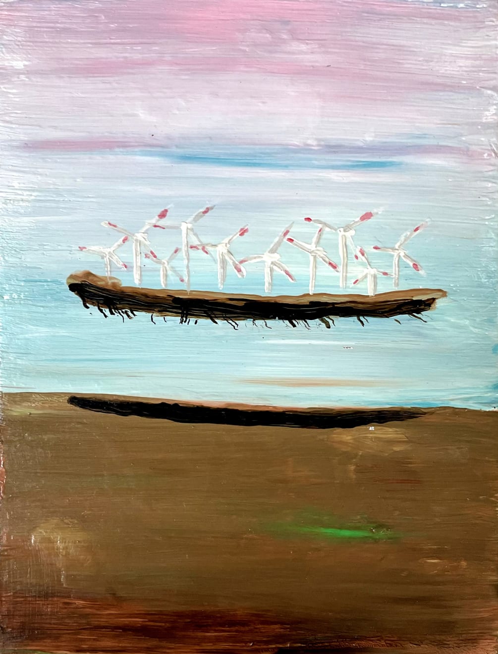 Kai Matussik, Island in the wind , 2025