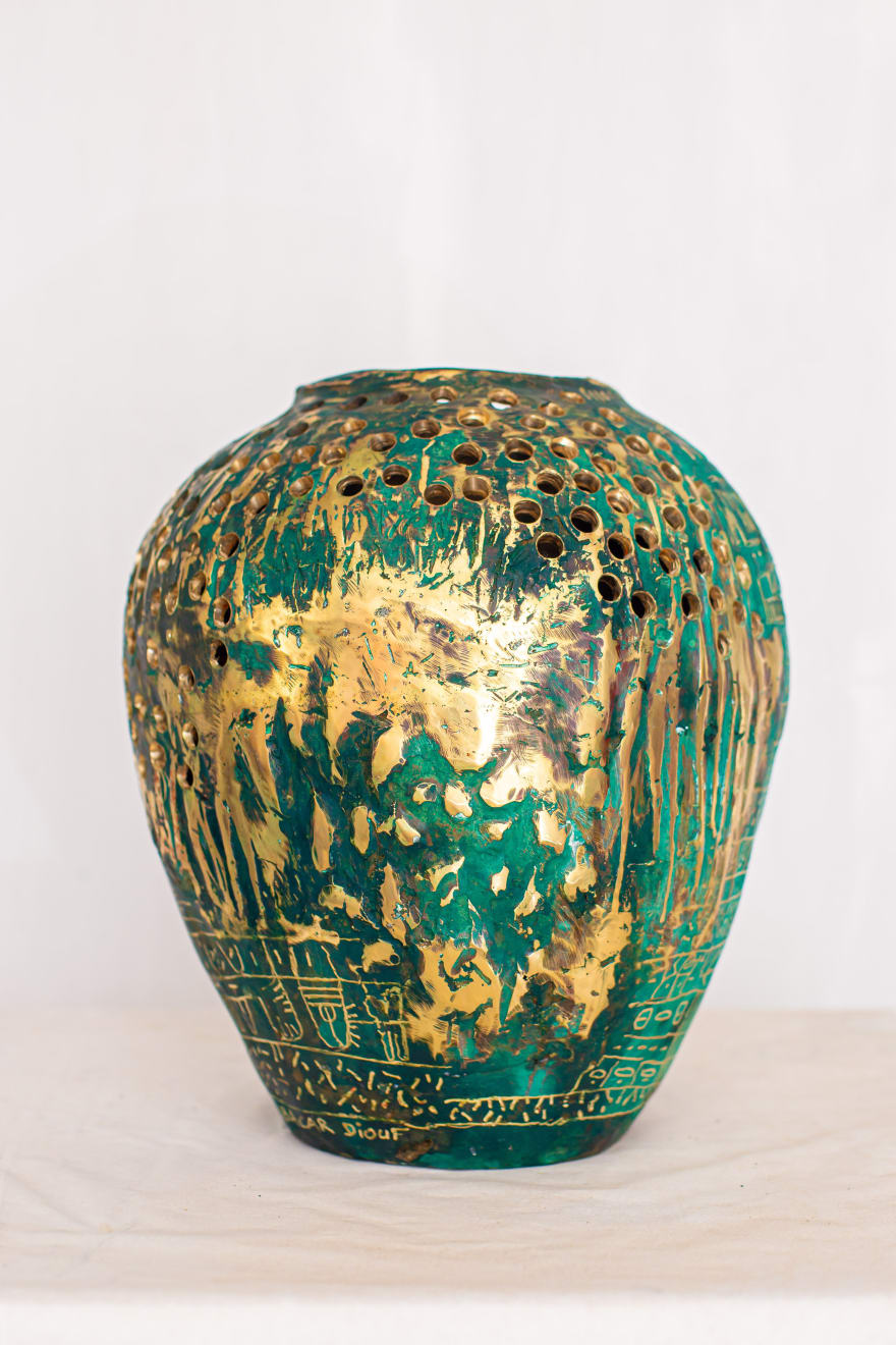 Mbaye Babacar Diouf, Vase Sacre III, 2023