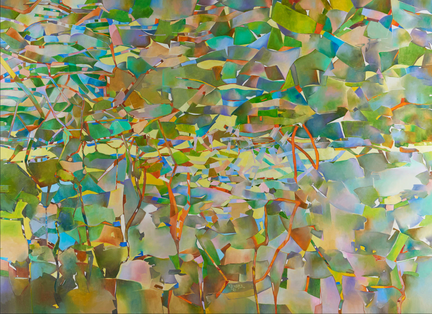 Joseph Ntensibe, Dawn , 2021