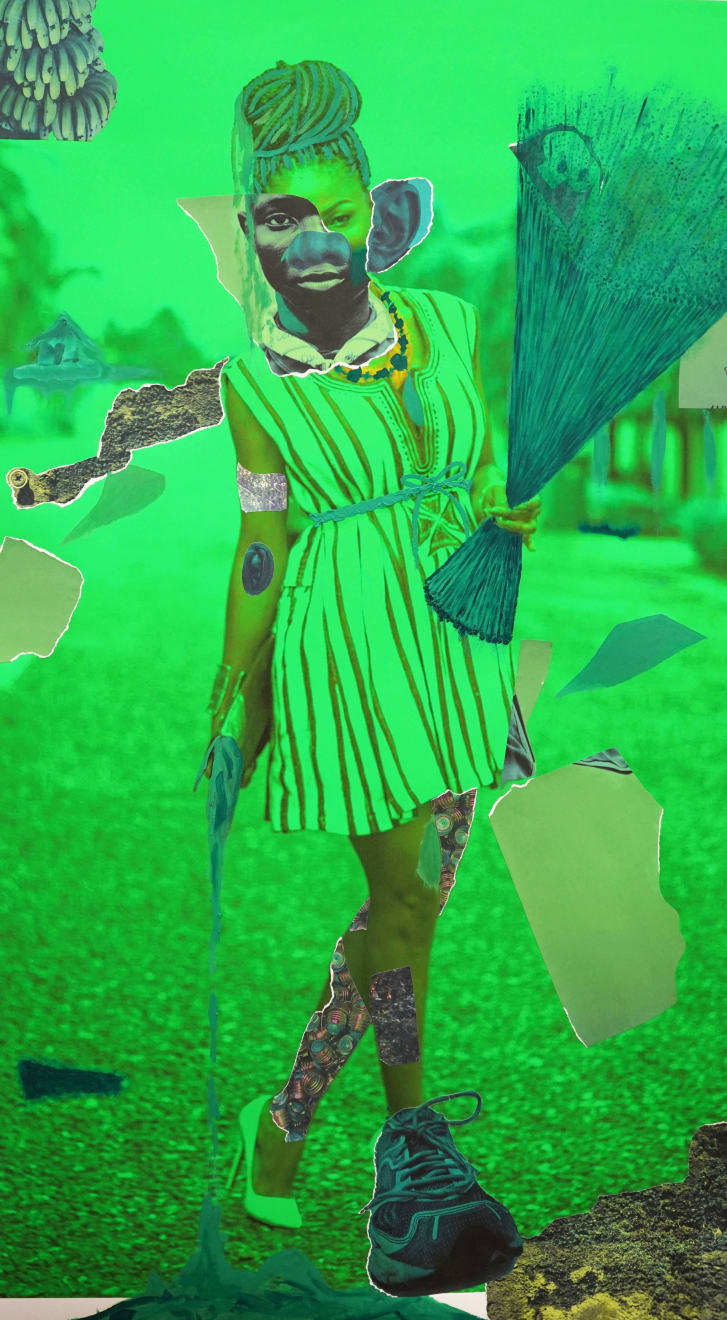 Larry Amponsah, A Turned Table, 2017