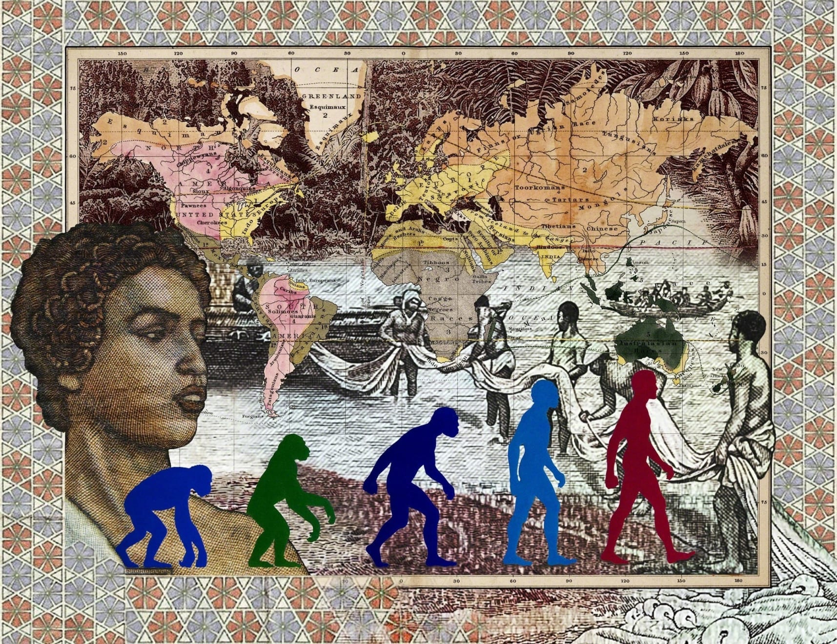 MALALA ANDRIALAVIDRAZANA, Figures 1856, Leading races of man, 2016