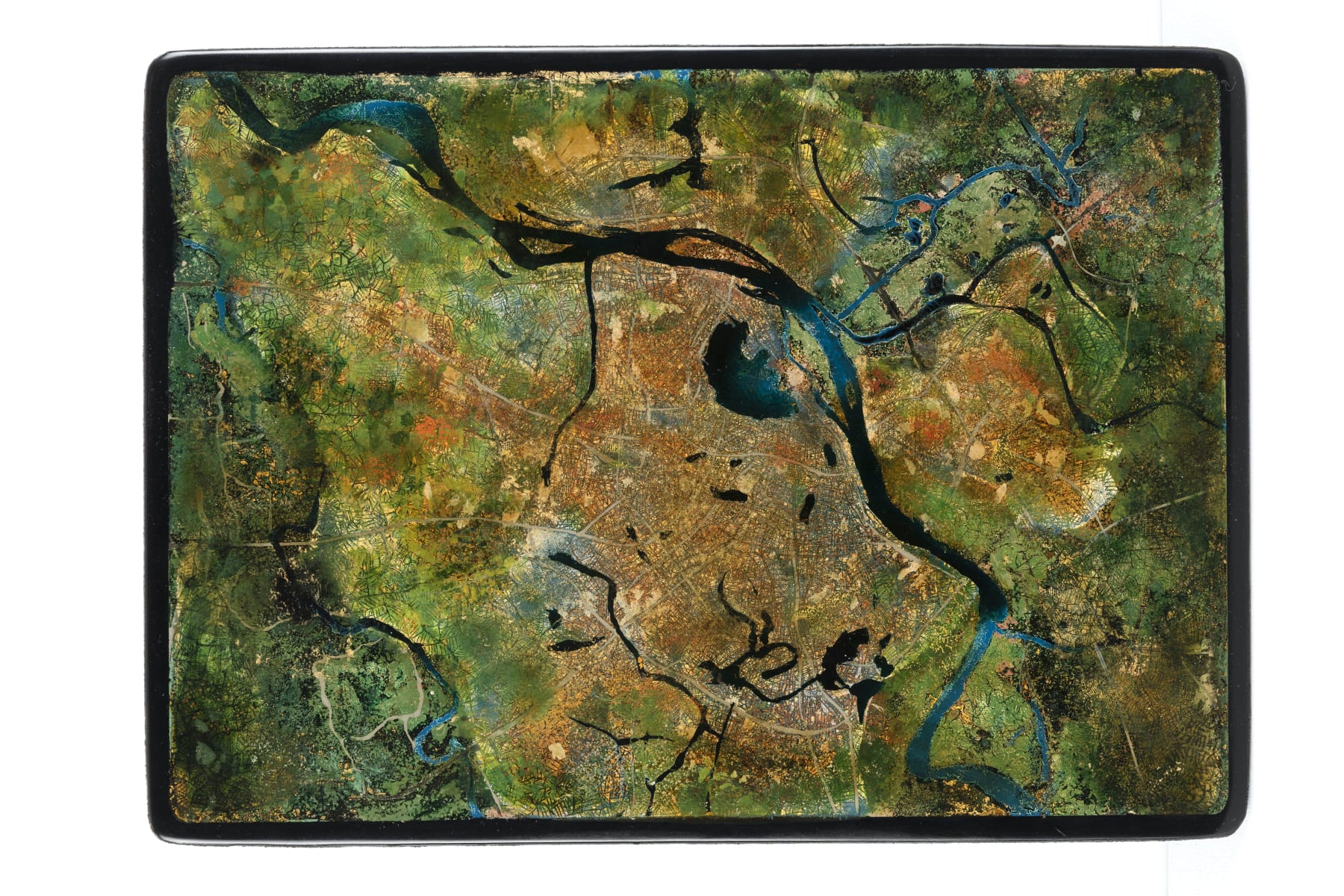 Phi Phi Oanh, Pro Se - Wayfaring 1 (map of Hanoi), 2020