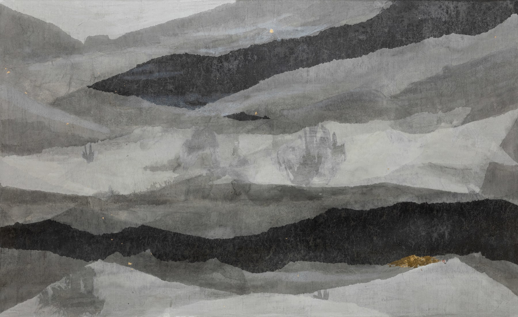 AN Xiaotong, An Xiatong_谧 River_100 x 100 cm_XIA024, 2023