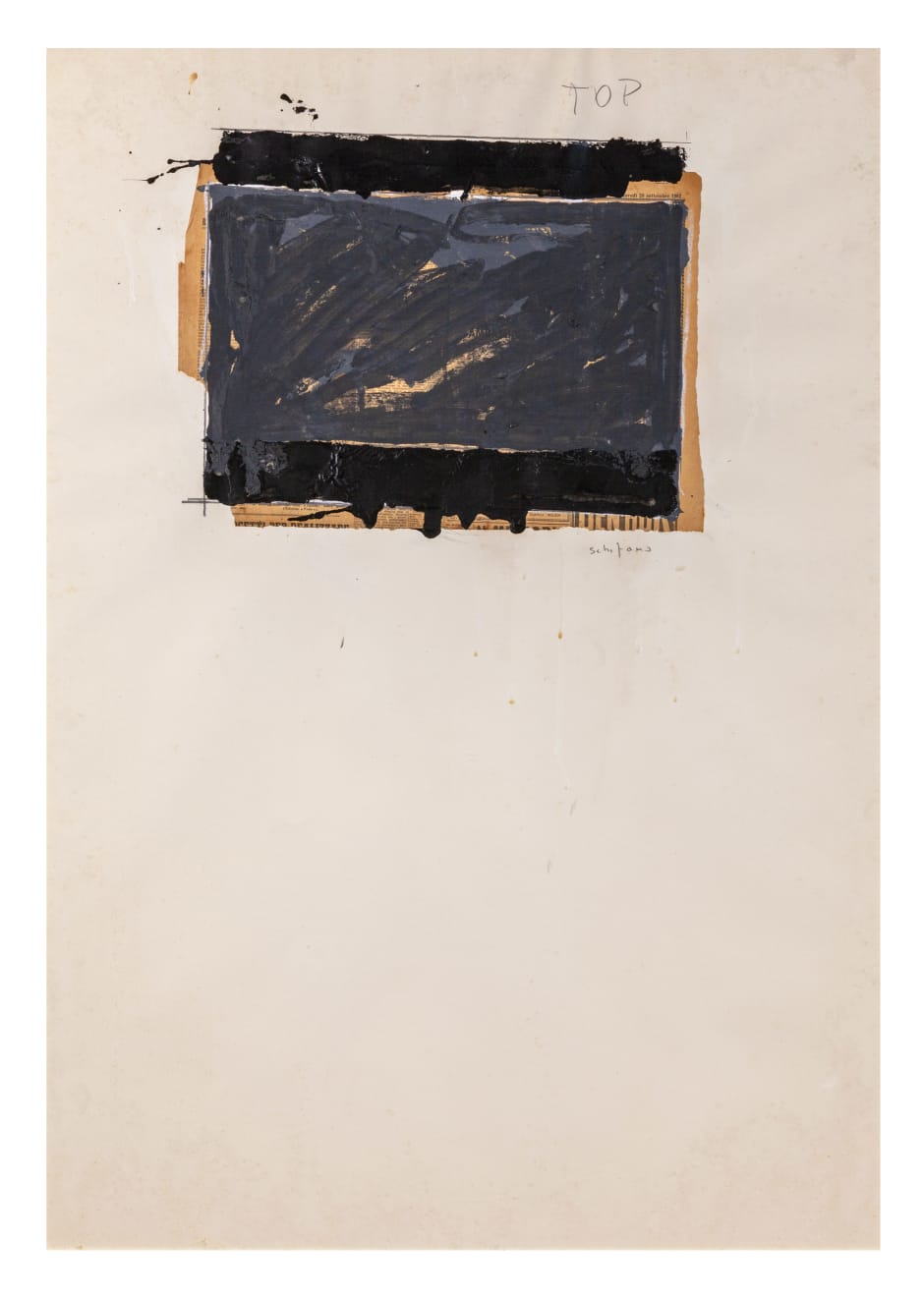 Mario Schifano, Untitled, Eseguita negli anni '70