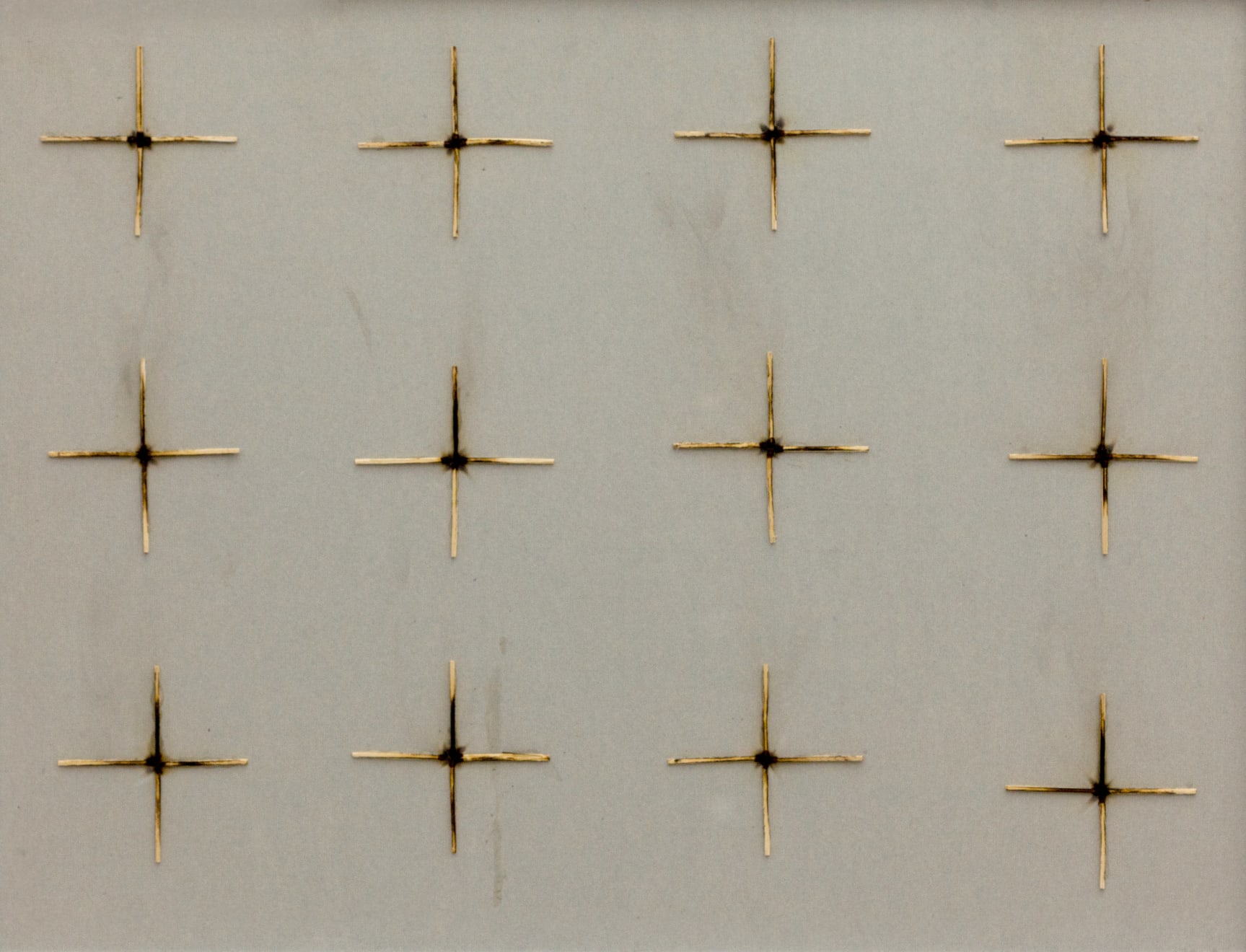 Bernard Aubertin, Dessin de feu , 1974