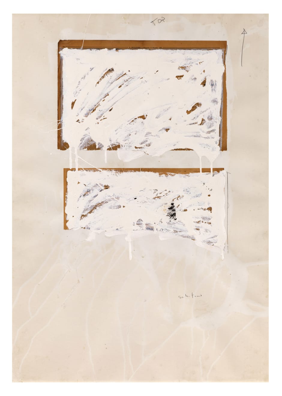 Mario Schifano, Untitled, Eseguita negli anni '70