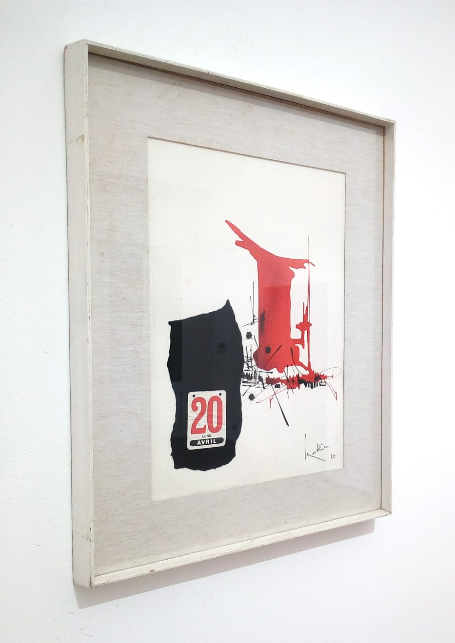 Georges Mathieu, Composizione, 1965