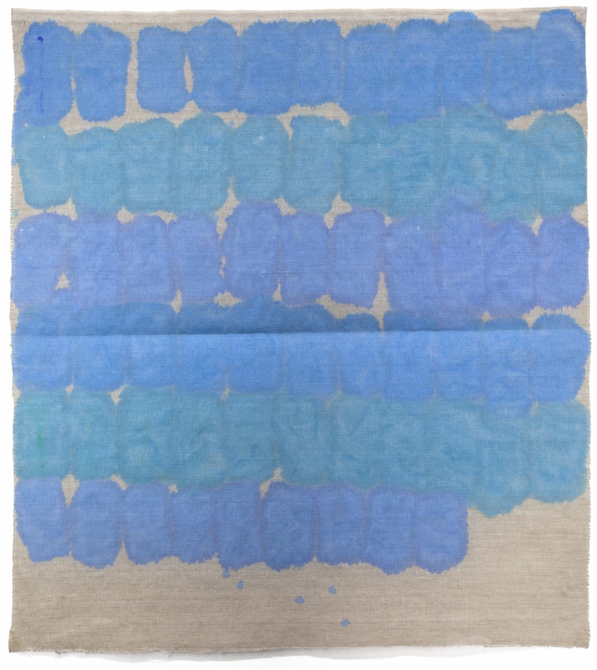 Giorgio Griffa, Segni orizzontali, 1975