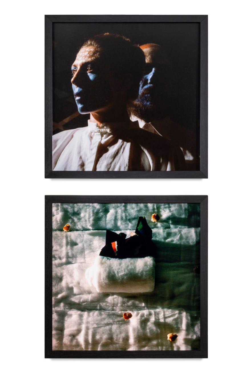 Michele Zaza, Cielo abitato (2 foto), 1985