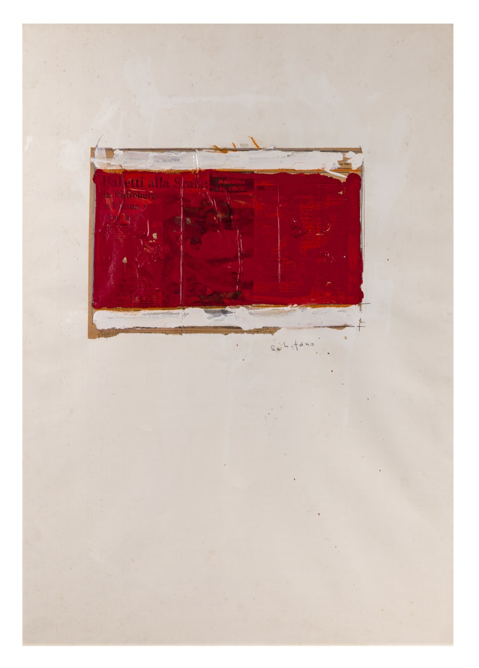 Mario Schifano, Untitled, Eseguita negli anni '70