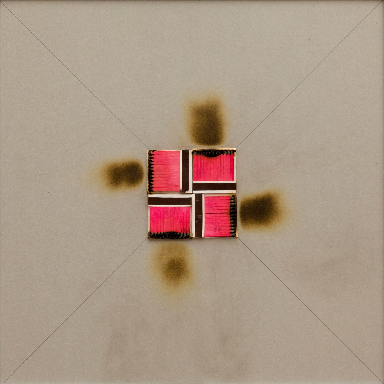 Bernard Aubertin, Dessin de feu , 1974