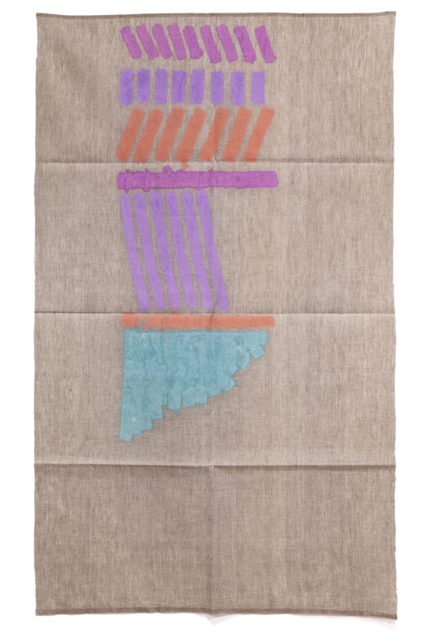 Giorgio Griffa, Sette segni, 1979