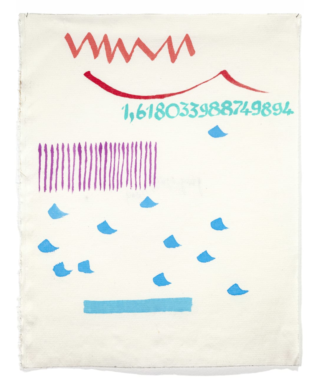 Giorgio Griffa, Canone aureo 894, 2009