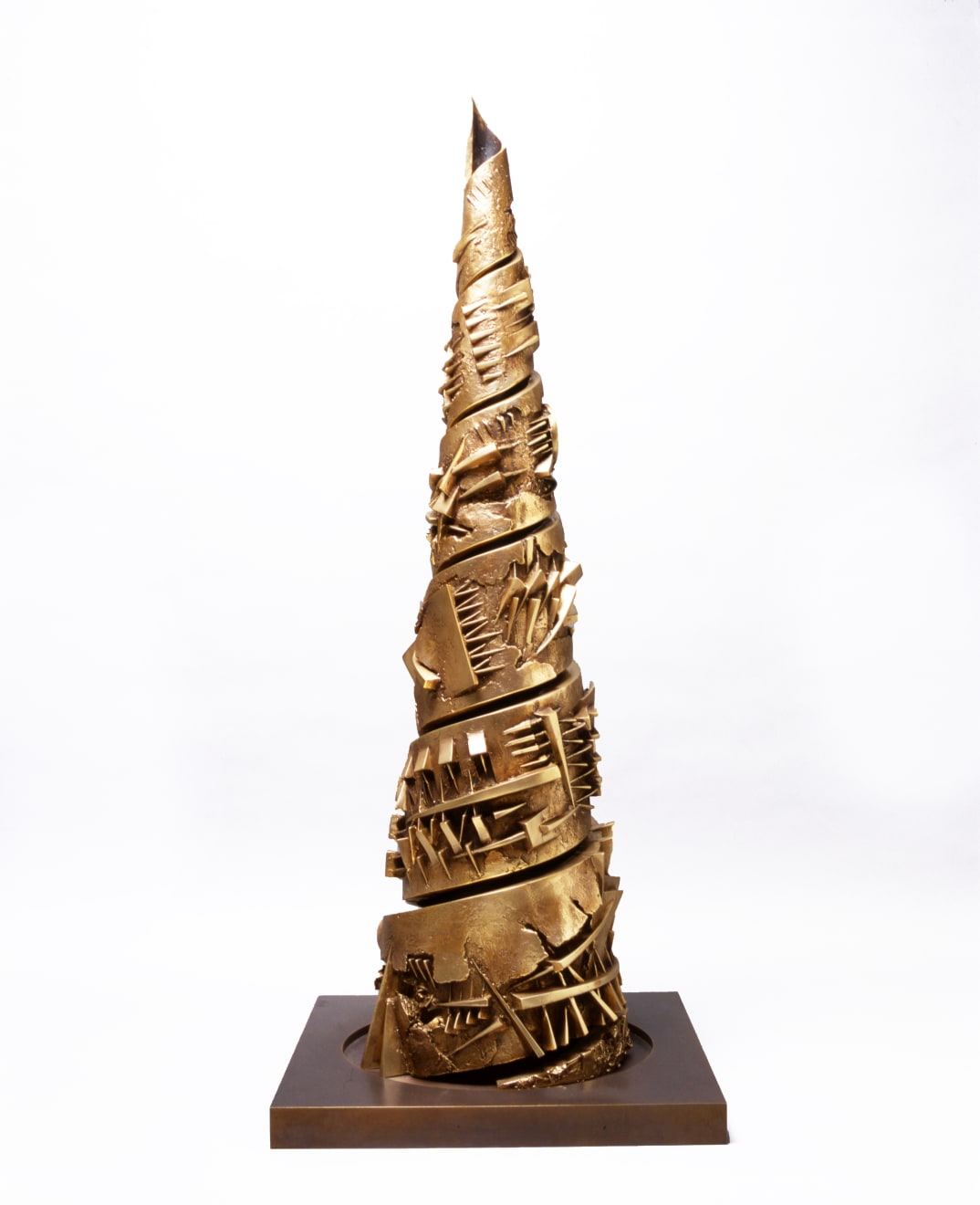 Arnaldo Pomodoro, Torre a spirale, IV, 1999