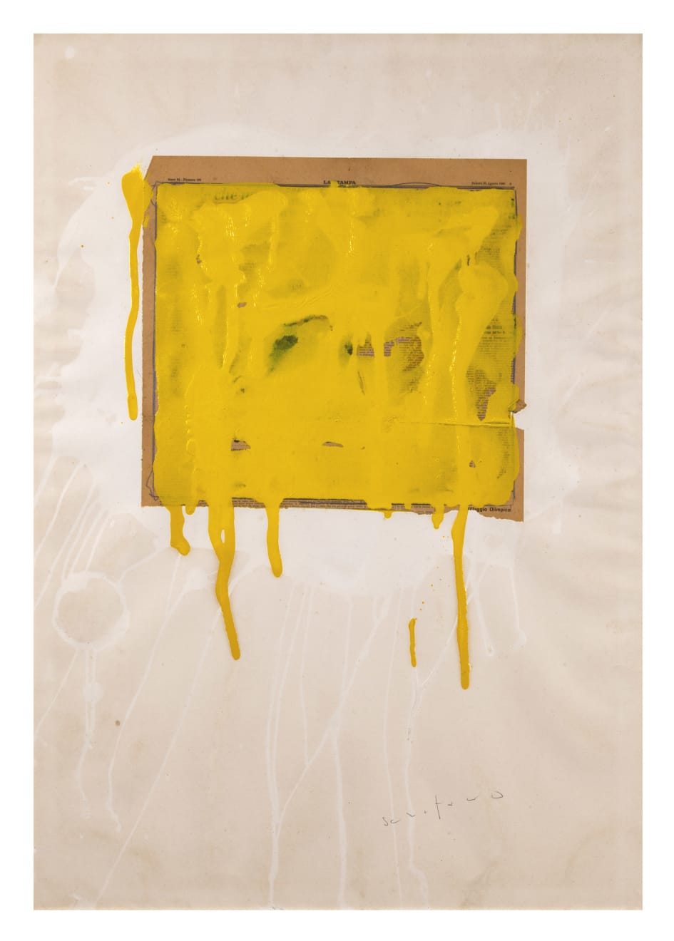 Mario Schifano, Untitled, Eseguita negli anni '70