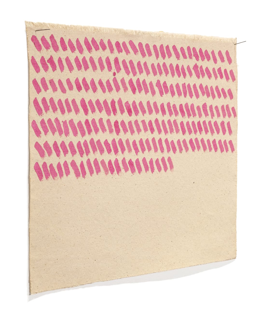 Giorgio Griffa, Segni obliqui, 1975