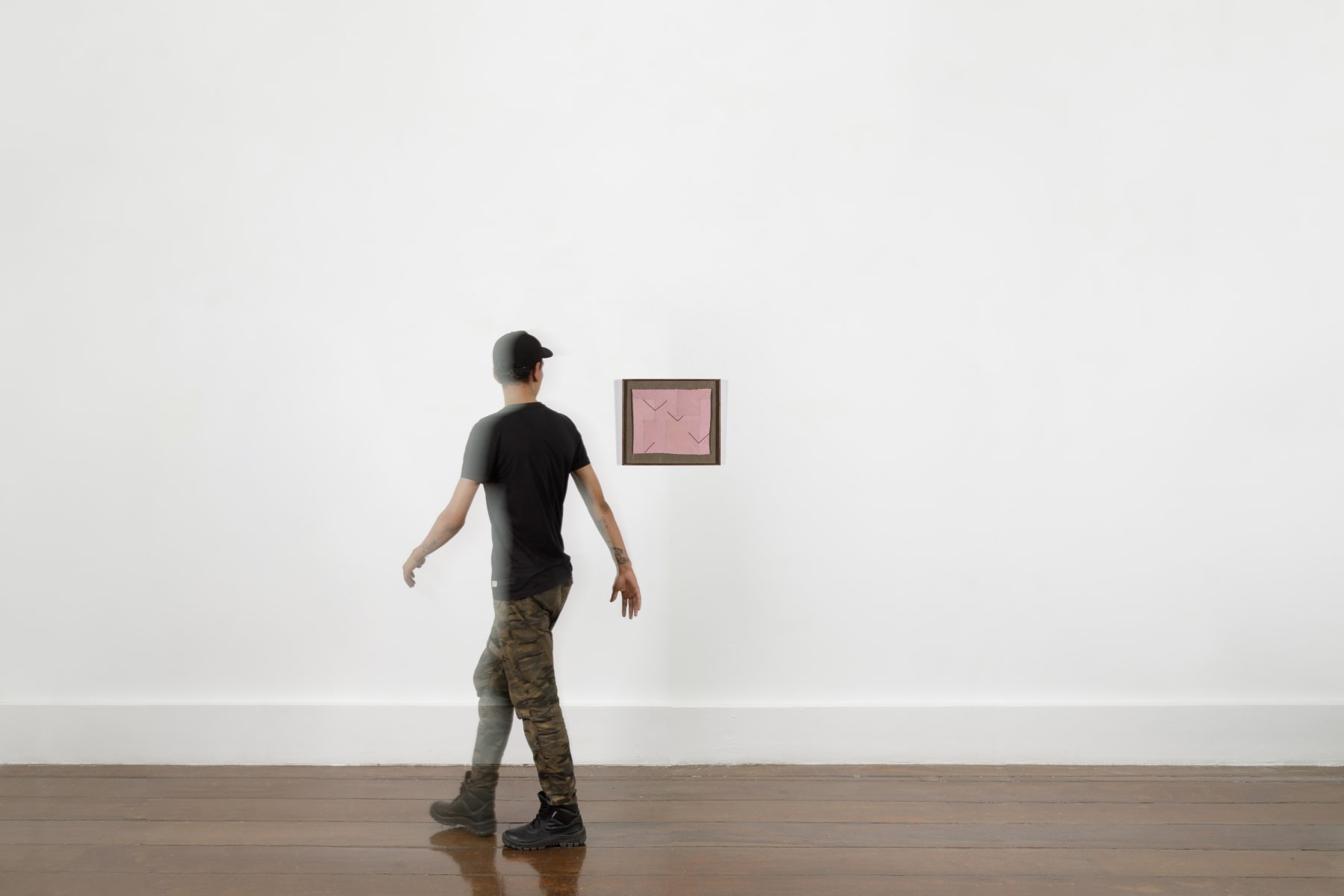 João Modé, Construtivo [Paninho] listras vermelhas e brancas, 2022