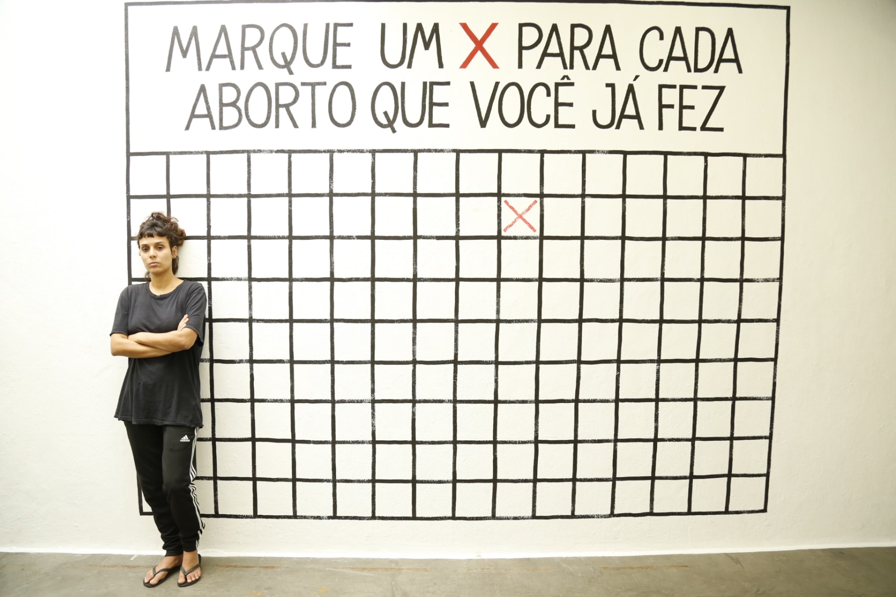 Aleta Valente, Marque um X para cada aborto que você já fez, 2019