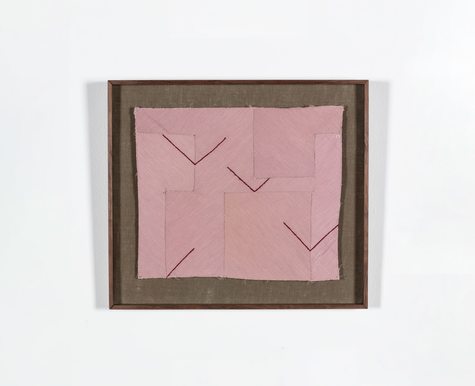 João Modé, Construtivo [Paninho] listras vermelhas e brancas, 2022