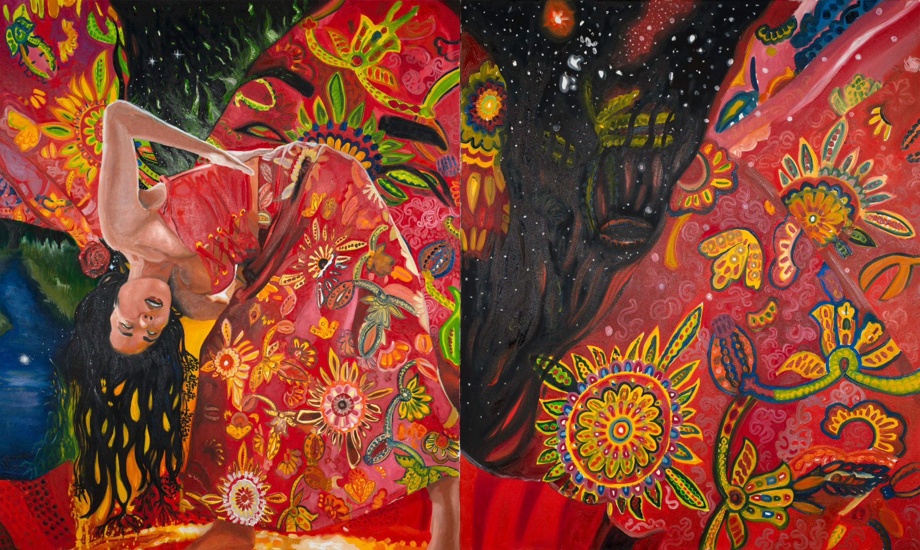 Cibelle Arcanjo, Roda, gira, círculo, volta [Wheel, spin, circle, round], 2021