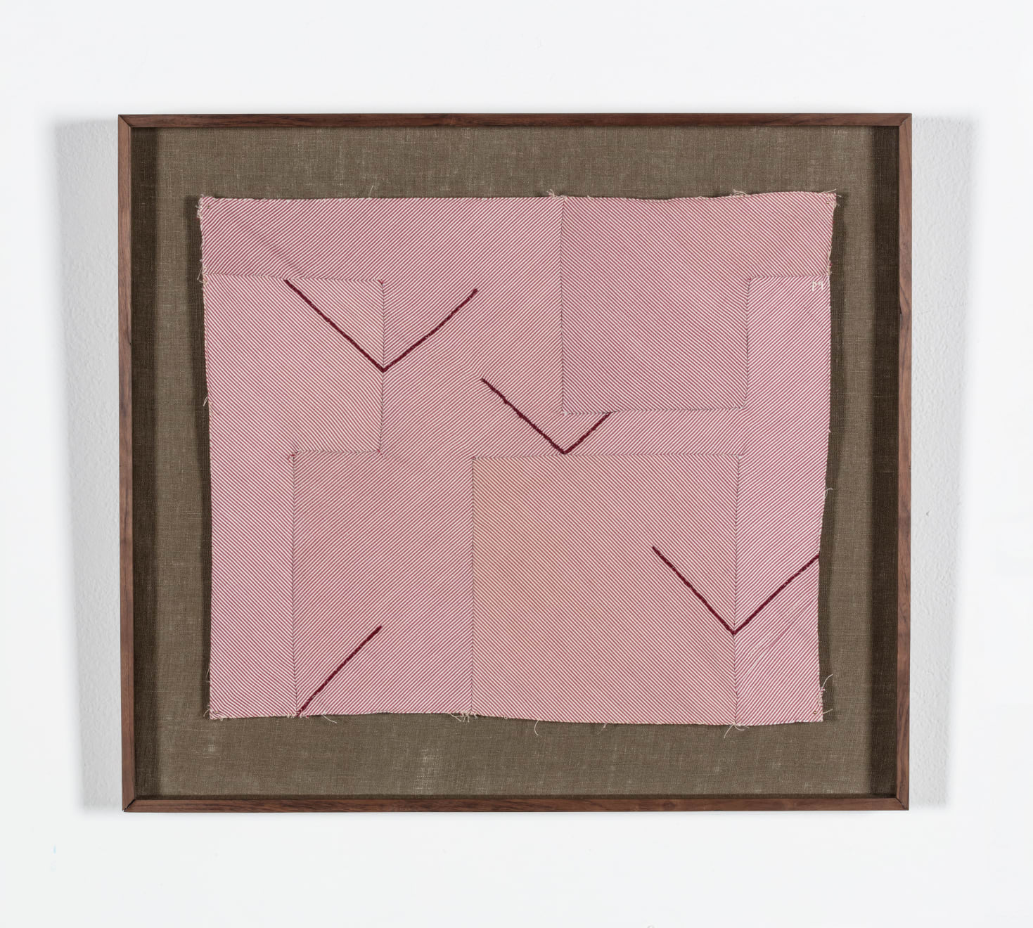 João Modé, Construtivo [Paninho] listras vermelhas e brancas, 2022