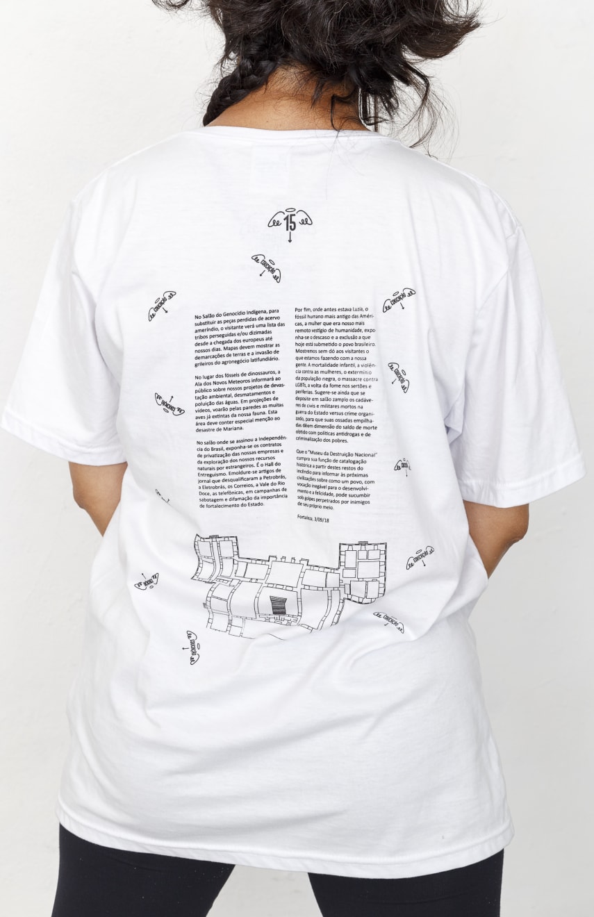 Camisa Educação, Nº 80 O museu da destruição nacional, 2018