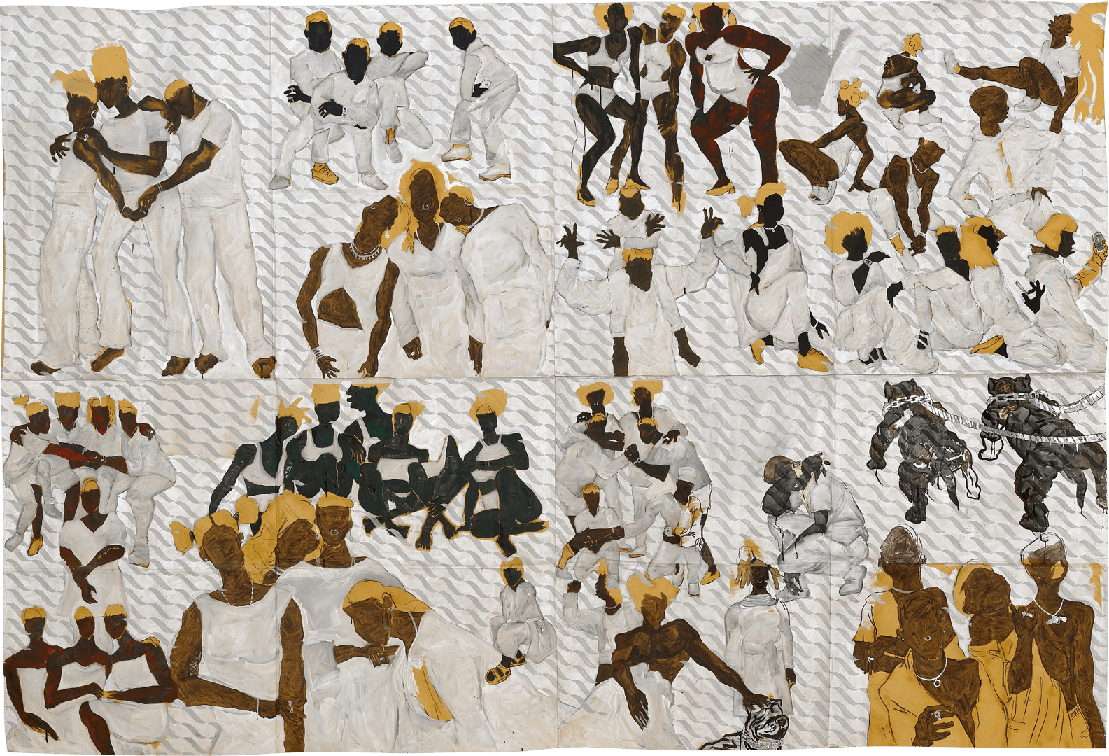 Maxwell Alexandre, Meus manos, minhas minas, meus irmãos, minhas irmãs e meus cães, 2017-2018