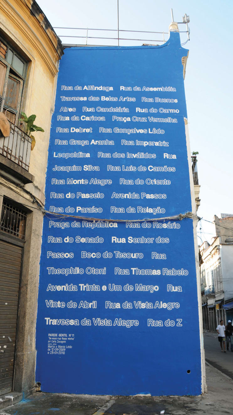 Parede Gentil, Nº 11 Se essa rua fosse minha , 2009/2010