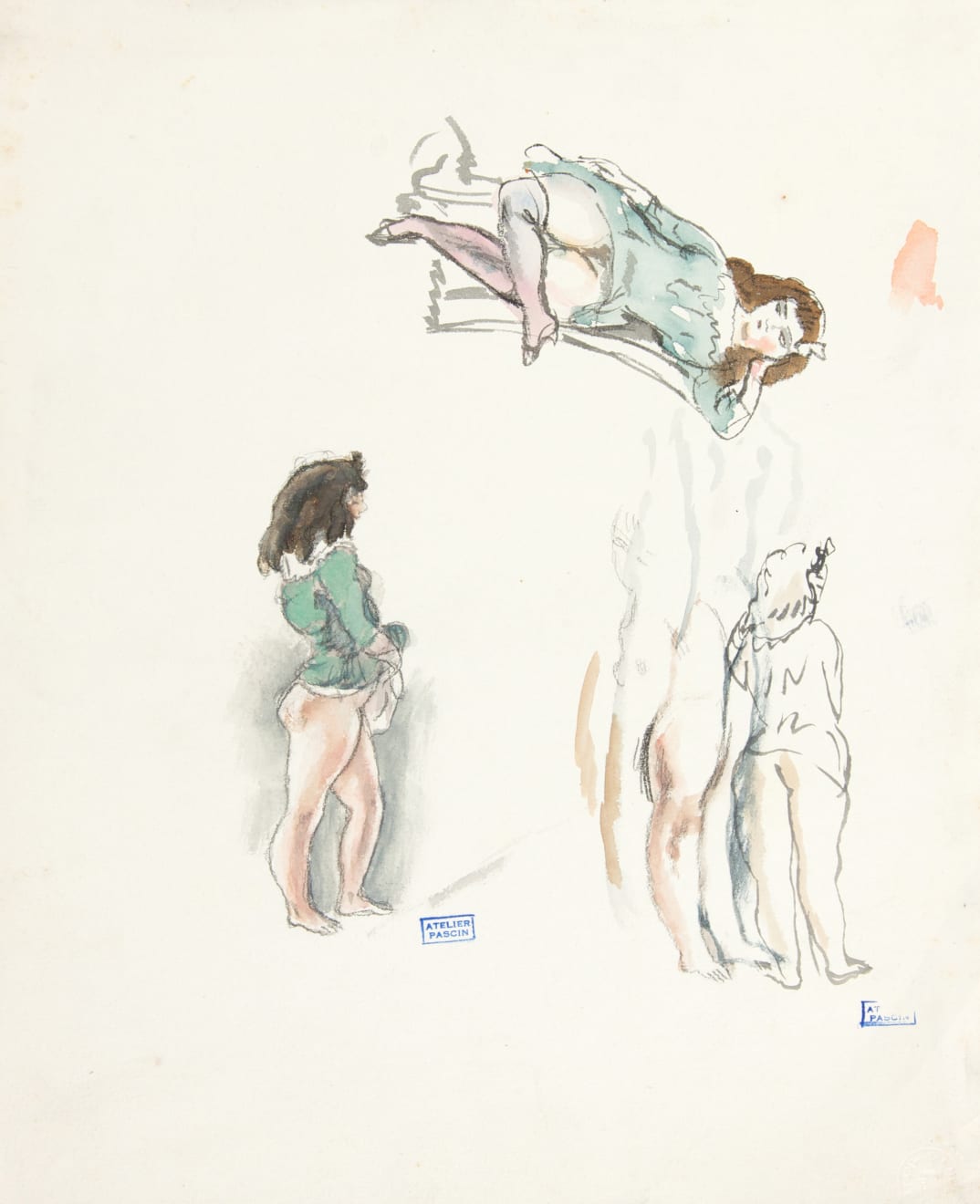 Jules Pascin, Models, 1907