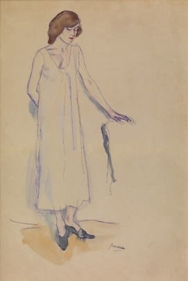 Jules Pascin, Hermine Standing, 1908