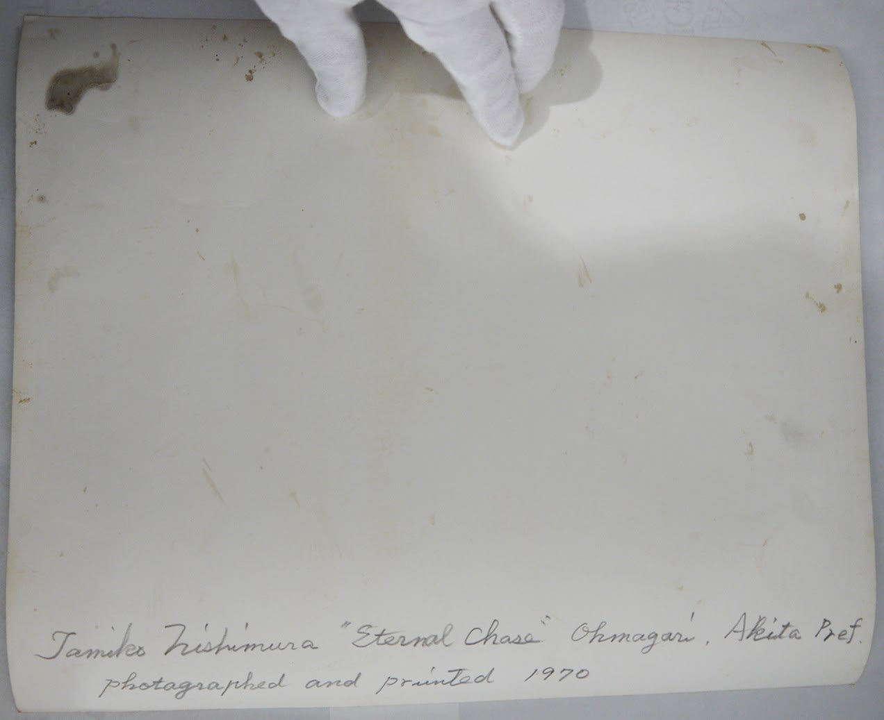 Tamiko Nishimura, Eternal Chase – Ohmagari, Akita Pref., 1970