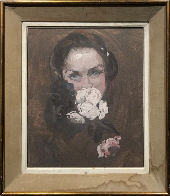 Dongni Hou, Laurence with Flowers, 2016