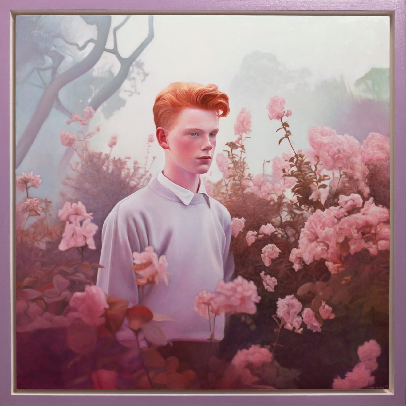 Shaun Downey, Mauve Rose III, 2024