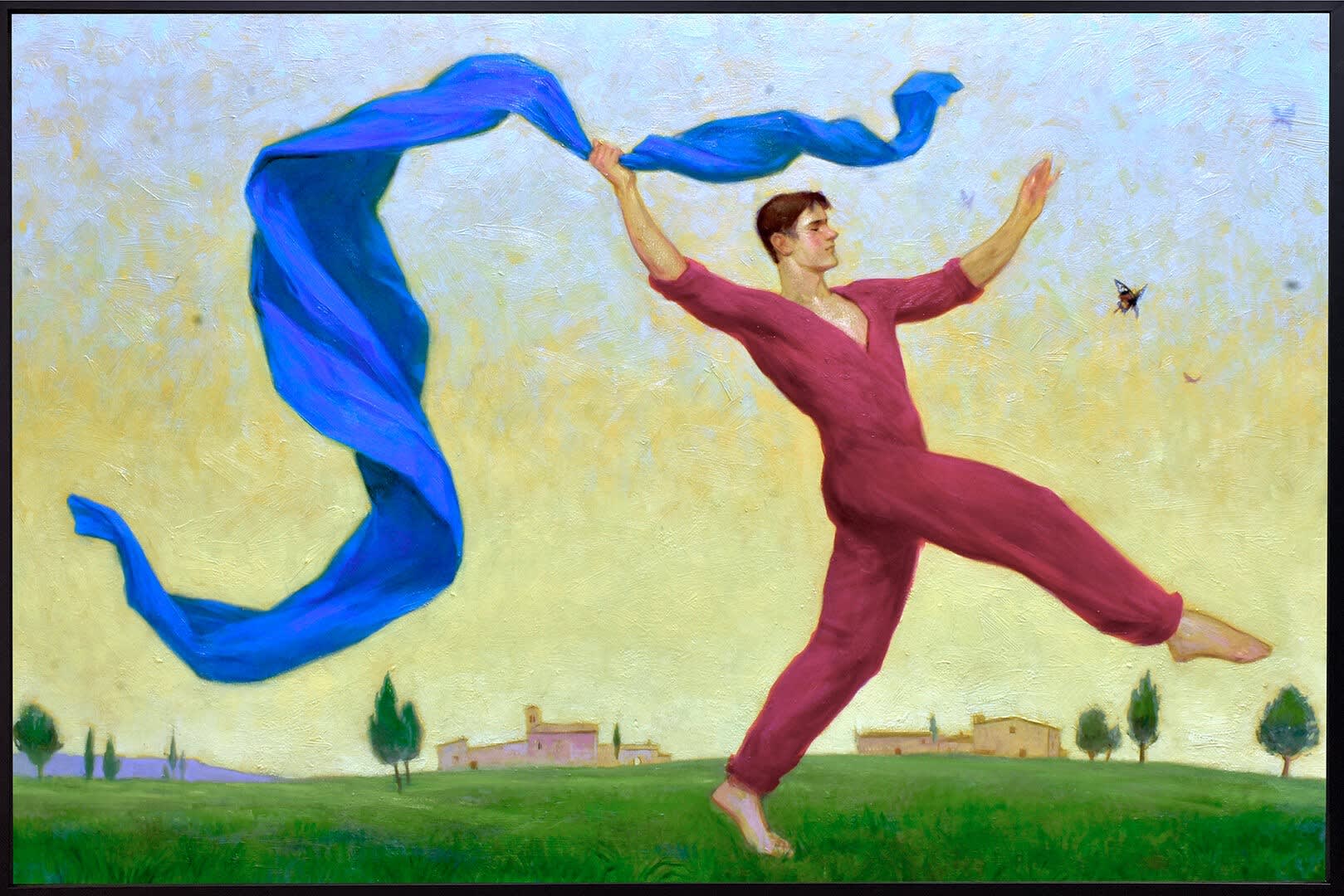 Fernando Cidoncha, Dancing with Blue Ribbon, 2024