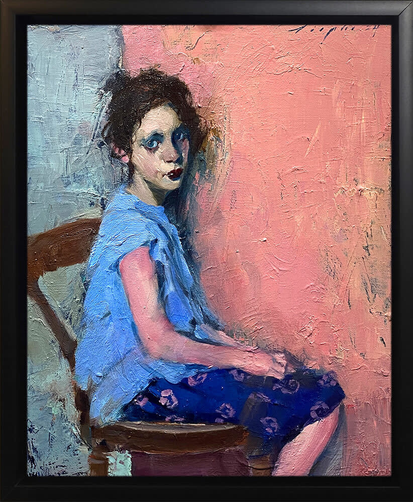 Malcolm T. Liepke, Little Girl in Blue, 2025