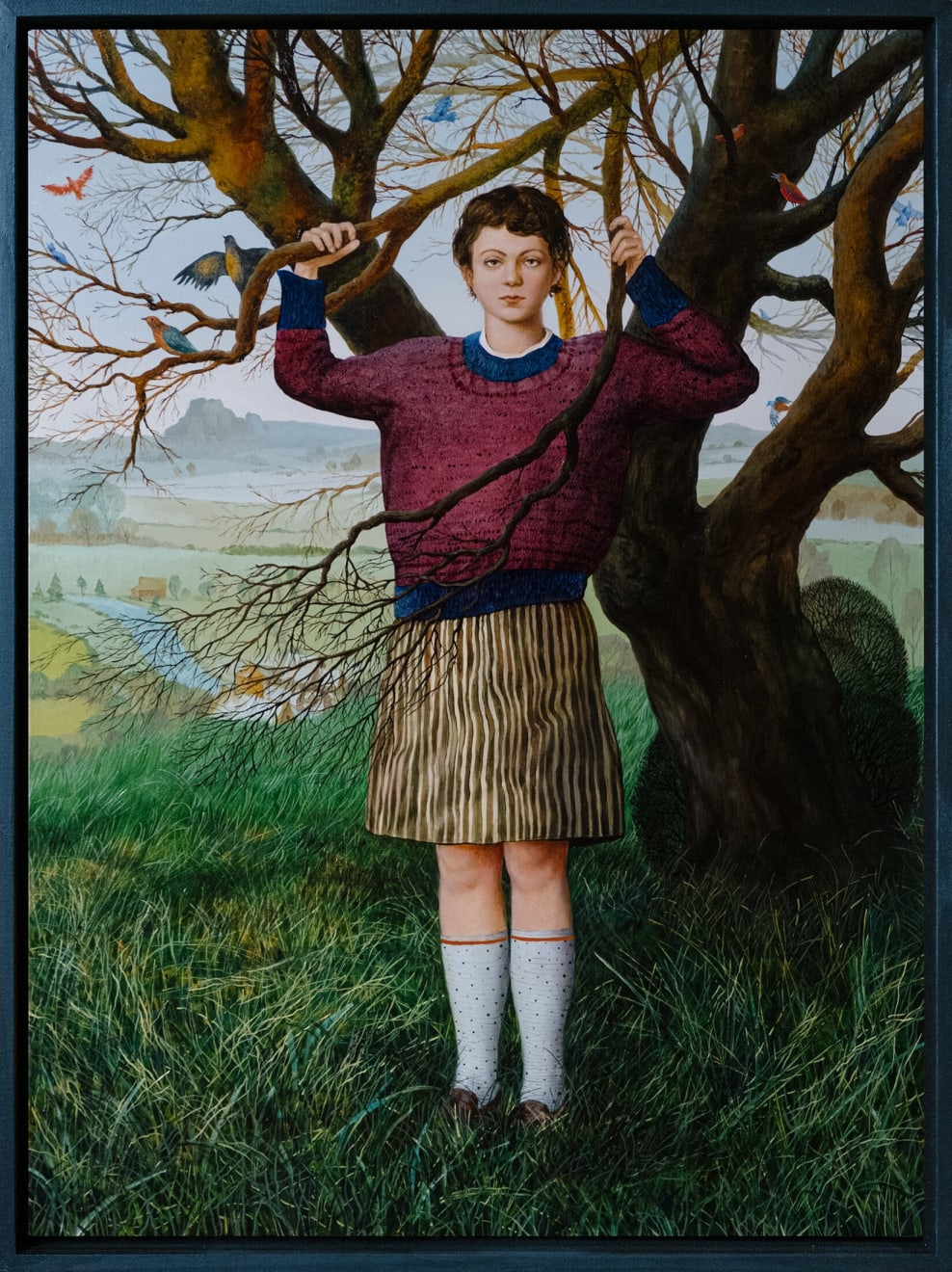 Elen Bezhen, The Girl and the Birds, 2024