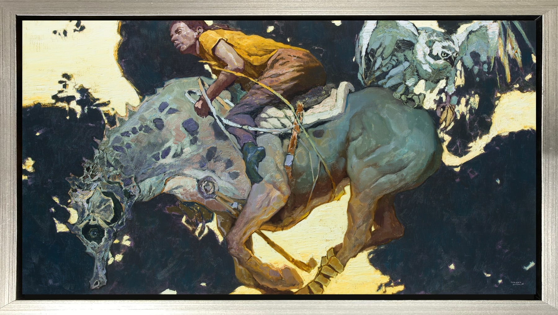 Denis Sarazhin, Rider on a Seahorse, 2022