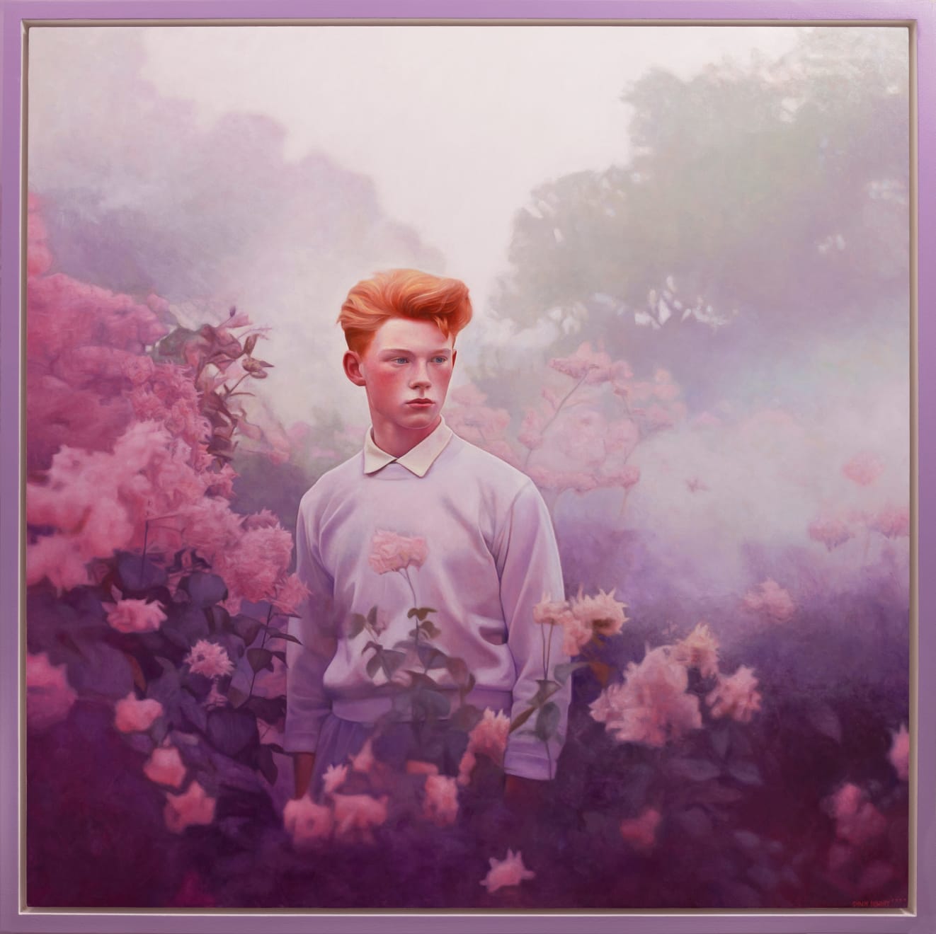 Shaun Downey, Mauve Rose, 2024