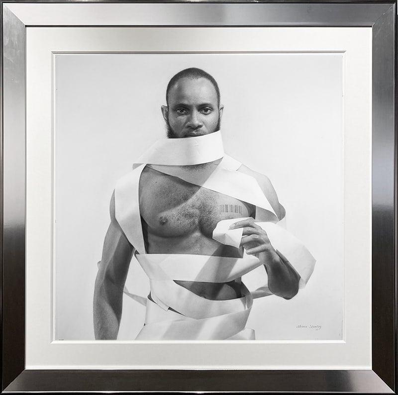 Arinze Stanley, People and Paper IV, 2021