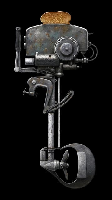 Jeff Bartels, Outboard Toaster, 2019