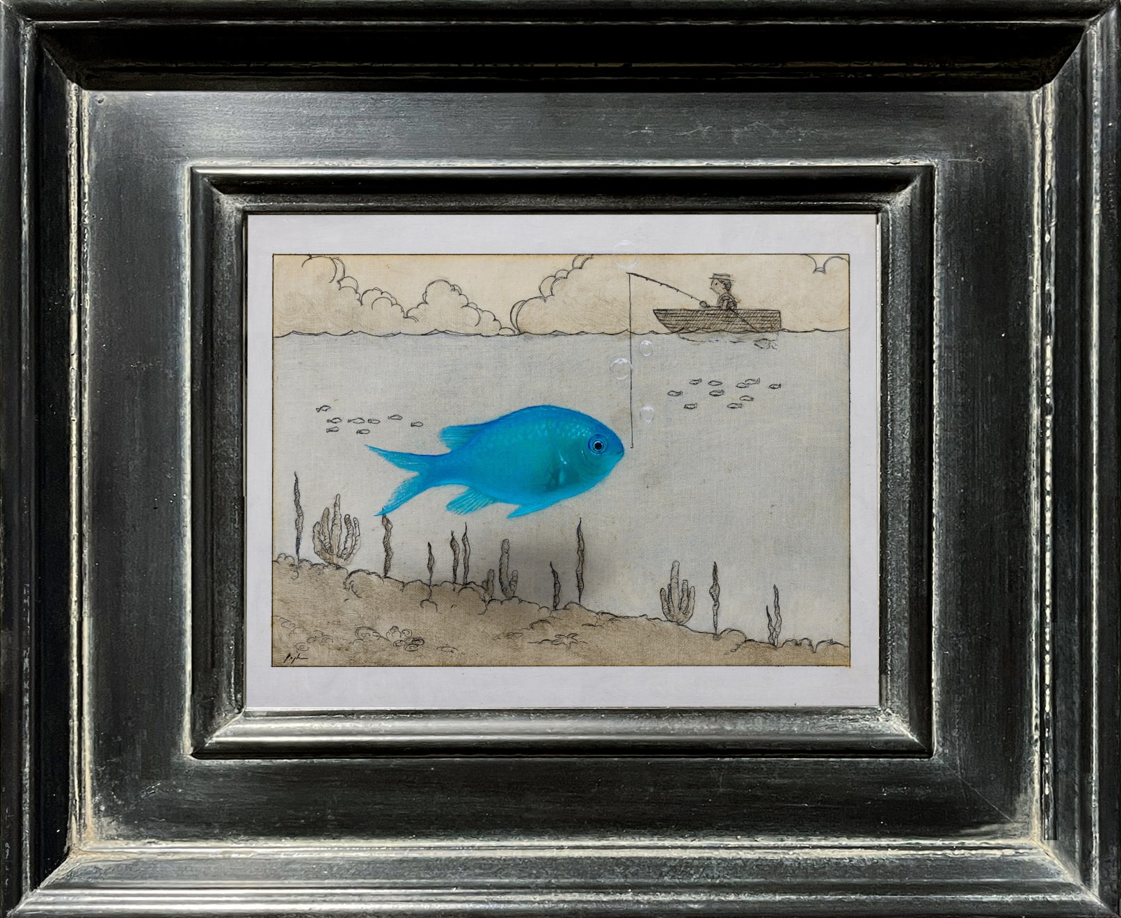 Mark R. Pugh, Blue Fish, 2024